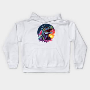 space dino Kids Hoodie